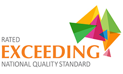 Exceeding National Quality Standard logo